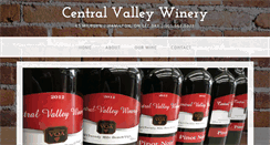 Desktop Screenshot of centralvalleywinery.com