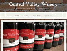 Tablet Screenshot of centralvalleywinery.com